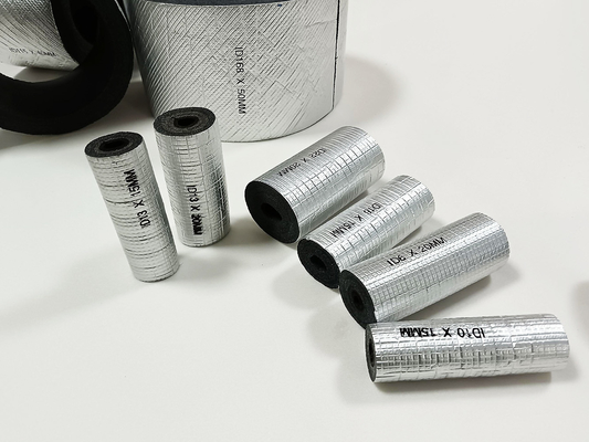 Isolamento termico da poliolefine durevole tubo di schiuma XPE prezzo di fabbrica tubo di schiuma XLPE laminato a scudo di alluminio resistente al fuoco
