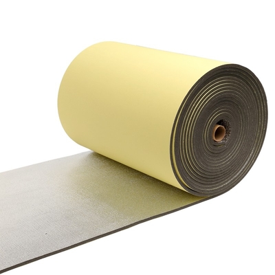 Spuma isolante XPE 10mm 12mm 25mm adesivo con supporto di foglio di alluminio isolante termico materiale resistente al fuoco per HAVC
