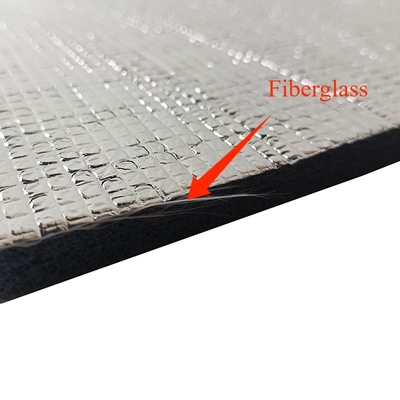 Fibra di vetro Folia di alluminio XPE schiuma ritardante la fiamma autoadesivo isolamento HVAC schiuma spessore 5-25mm