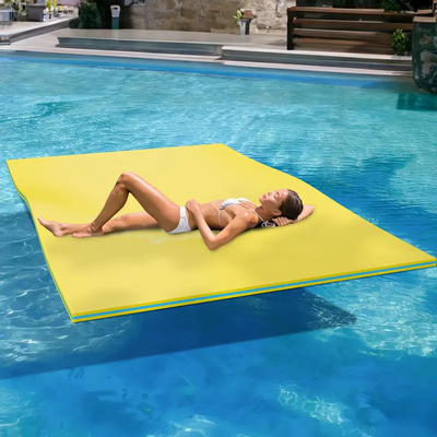 Acqua di fabbrica diretta pad galleggiante 3 strati spessi XPE schiuma tappetino galleggiante piscina lago