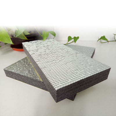 Silvery Chiuso a cellule incrociate Polyolefin Pipe Isolazione Foam Rolls Polietilene Isolazione termica Foam Sheets