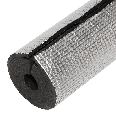 Argento Al Ixpe Pipe ignifughe Pe Isolamento di condotti di lavoro Isolamento Materiale Xpe schiuma con foglio di alluminio