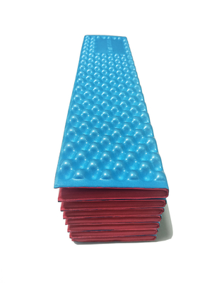 Stoccaggio resistente all'umidità esterno ripiegabile materassi in schiuma IXPE tipo fisarmonica con cinghia elastica materasso compatto