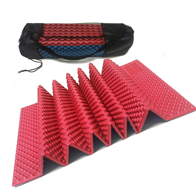 Stoccaggio resistente all'umidità esterno ripiegabile materassi in schiuma IXPE tipo fisarmonica con cinghia elastica materasso compatto
