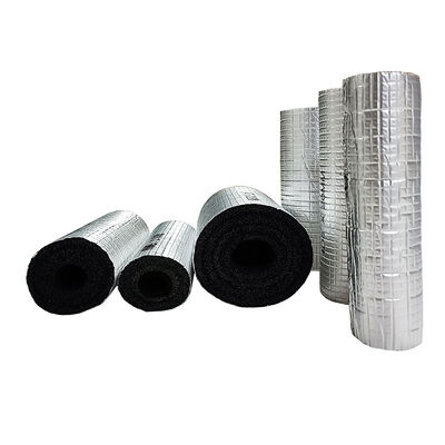 Tubo isolante in schiuma rivestito con foglio di alluminio XPE IXPE Ideale per tubature per acqua raffreddata e applicazioni di isolamento per raffreddamento