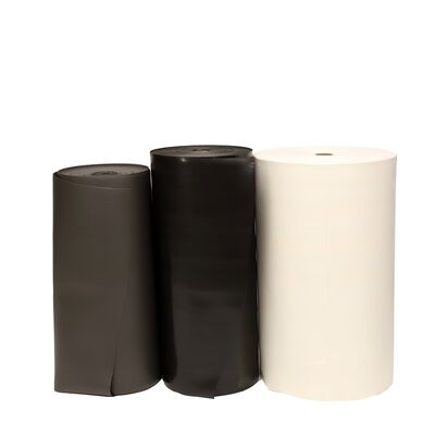 Materiale isolante impermeabile con supporto in gomma sottile in rotolo di schiuma IXPE da 0,15 mm 0,2 mm 0,3 mm per nastri e applicazioni elettroniche